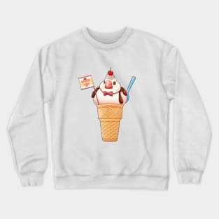 Java Finch Ice Cream Cone Crewneck Sweatshirt